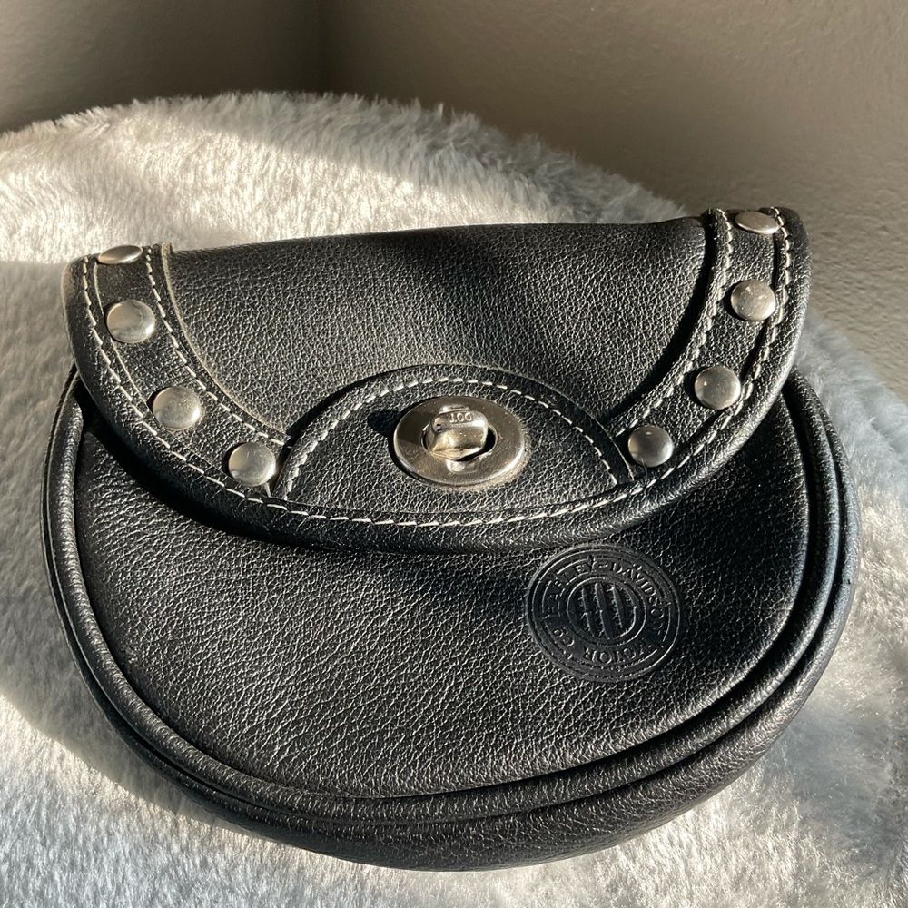 Harley Davidson leather motorcycle Fanny belt bag